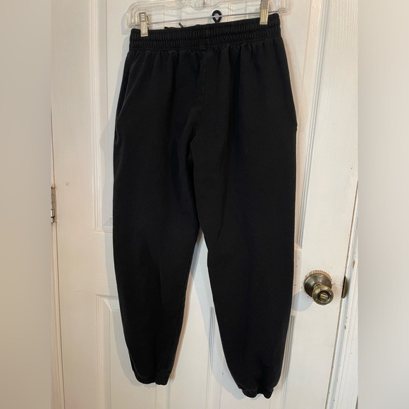 PrettyLittleThing Black Graphic Sweatpants Size S - Picture 3 of 7
